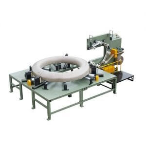 PC strand wire coil stretch wrap machine