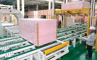 phenolic insulation panel and board wrapping and packing machine