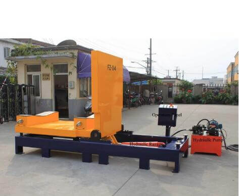 90 degree hydraulic turning machine hydraulic turning machine for rolls and reel