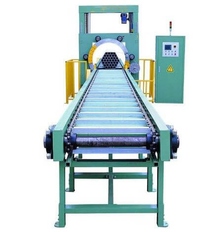 Copper rod and copper bar packaging machine rod and bar orbital wrapper