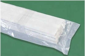 PVC pipe packaged by bundling, strapping and bagging