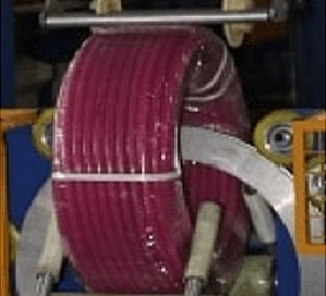 Pipe reels wrapping machine