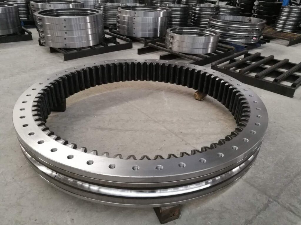 slewing bearing and ring wrapping machine