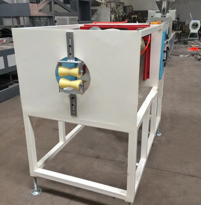 PVC pipe wrapping machine
