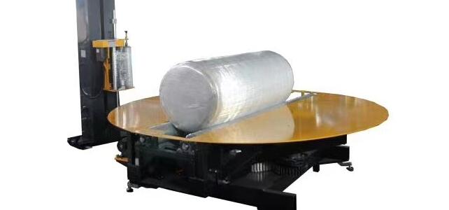 cylindrical stretch wrap machine