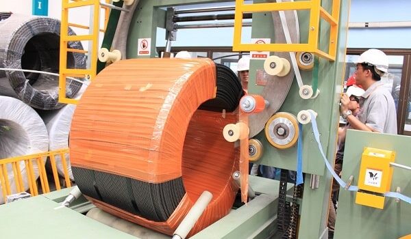 PC strand wrapping machine-coil wrapper-min