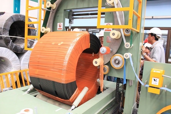 PC strand wrapping machine-coil wrapper-min